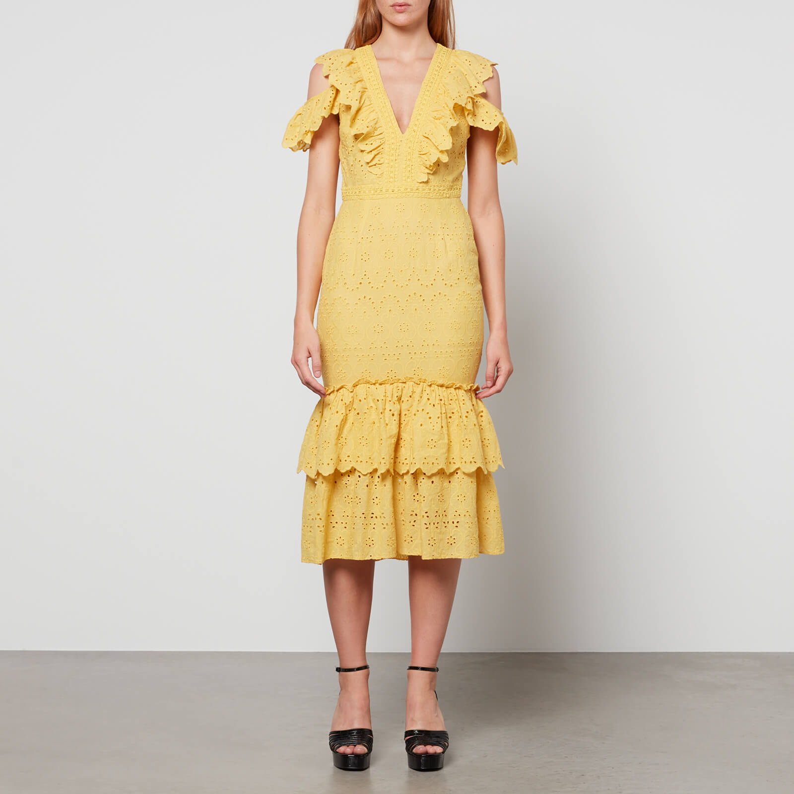 Hope & Ivy Women's Amber Dress - Yellow - UK 12 von Hope & Ivy