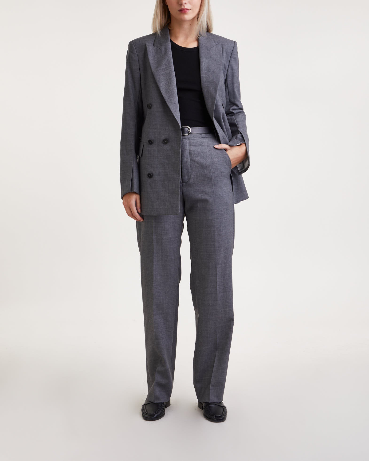 Hope Trousers Keen Grey melange von Hope