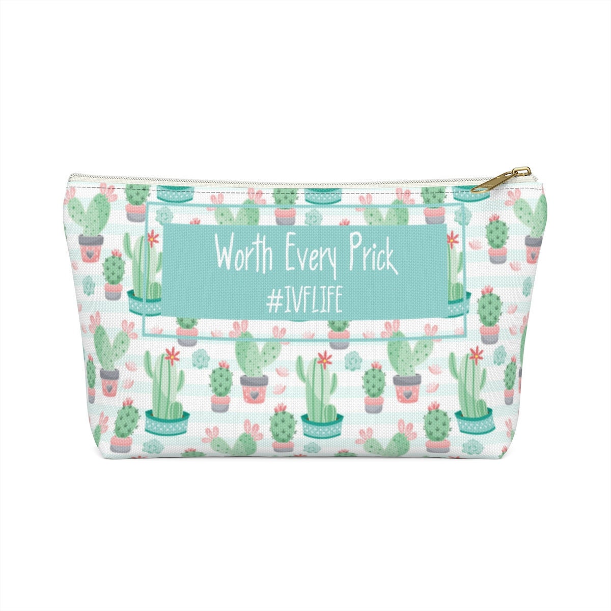 Ivf Geschenk Medizintasche Tasche Meds Unfruchtbarkeitsgeschenk Unfruchtbarkeitsbehandlung Ivf Baby Lustiges Kaktus Iui von HopeCraftedCo