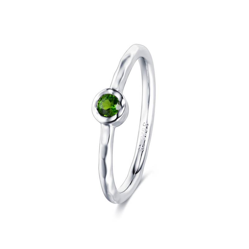Diopsid Ring, S925 Sterling Silber Minimalist Crisp Green, Klassisch & Elegant Gehämmert Schmuck, Designer Schmuck Diopsid Ring, S925 Sterling Silber Minimalist Crisp Green, Klassisch & Elegant Gehämmert Schmuck, Designer Schmuck von HopeRomance