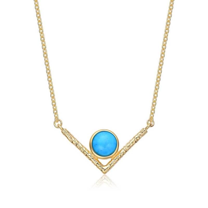 Türkis Halskette, Natürliche V Anhänger Handgemachter Schmuck, Sterling Silber Gold Designer Schmuck Türkis Halskette, Natürliche V Anhänger Handgemachter Schmuck, Sterling Silber Gold Designer Schmuck von HopeRomance