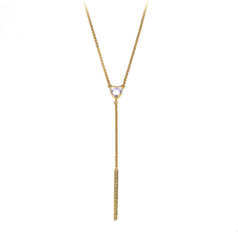 Y Halskette, Naturstein Herz Anhänger, Lange Kette, Sterling Silber Gehämmerte Vertikale Barren, 18K Gold Designer Schmuck Y Halskette, Naturstein Herz Anhänger, Lange Kette, Sterling Silber Gehämmerte Vertikale Barren, 18K Gold Designer Schmuck von HopeRomance