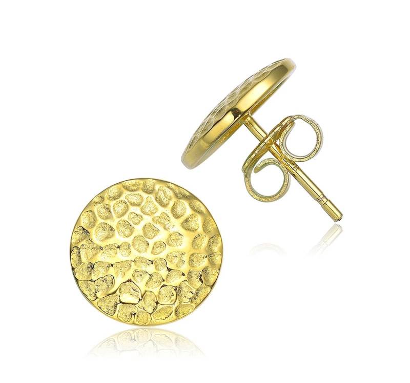 sterling Silber Ohrstecker, Kreis Ohrringe, Gehämmerte Handgemachter Schmuck sterling Silber Ohrstecker, Kreis Ohrringe, Gehämmerte Handgemachter Schmuck von HopeRomance