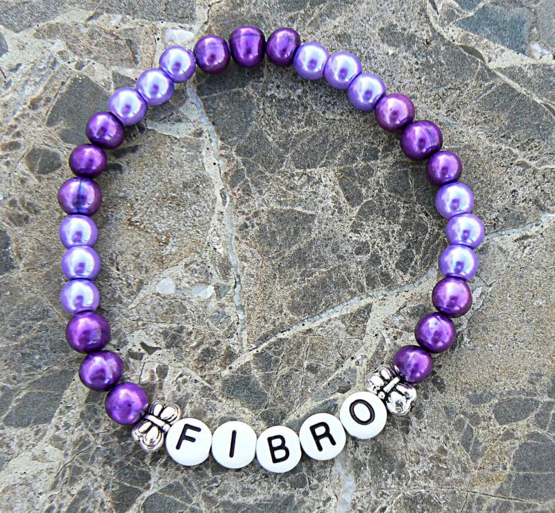 Fibromyalgia Bewusstsein Armband Fibromyalgia Bewusstsein Armband von HopeinBracelets