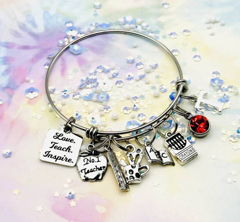 Lehrer Ruhestand Bettelarmband Personalisierter Schmuck von HopeisHipJewelry