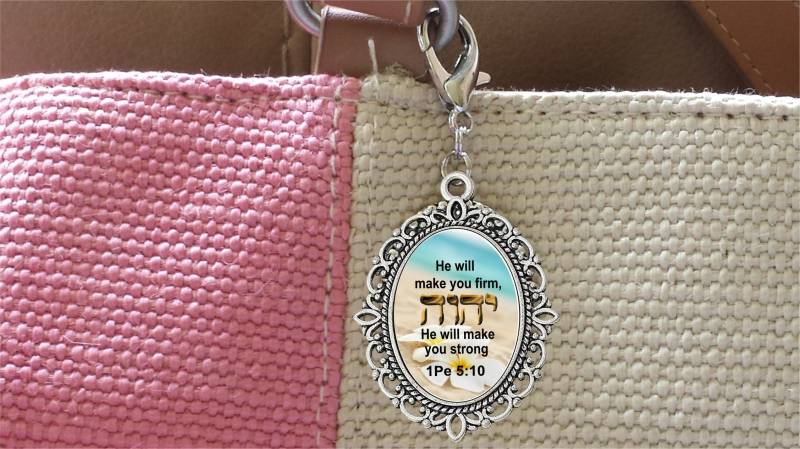 Jw Geschenk, Tetragrammaton Oval Reißverschluss, Strandszene von HopesDesignsJW