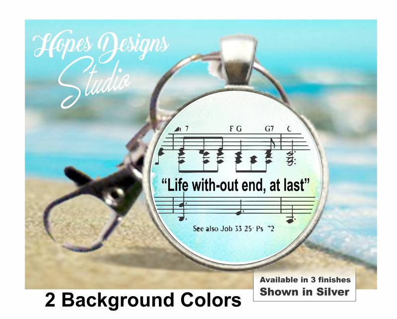 Leben Ohne Ende Song Schlüsselanhänger Jw Gift Mit Clip von HopesDesignsJW