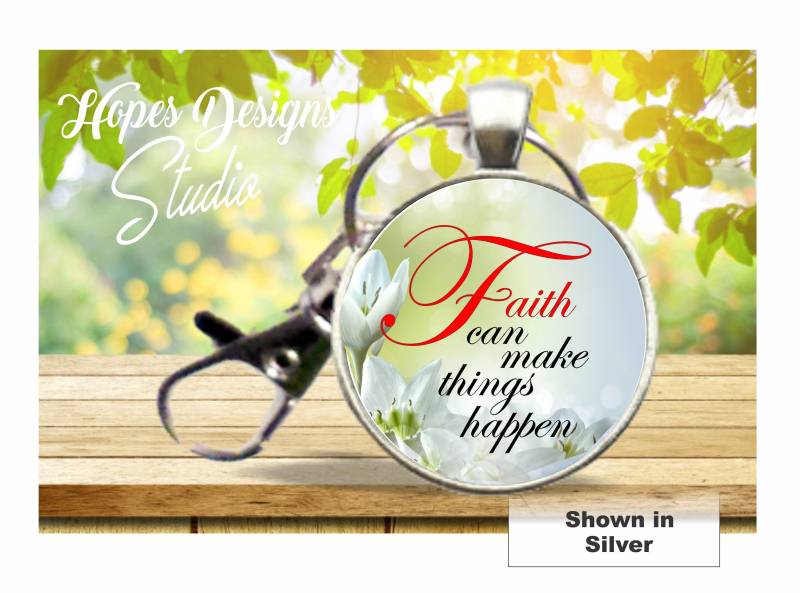 "Schlüsselanhänger "Glaube" Mit Clip - Convention Geschenk." von HopesDesignsJW