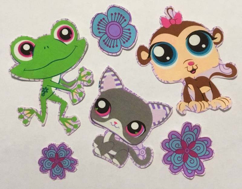 Littlest Pet Shop Applikation Set Von 6 Stück Zum Aufnähen Littlest Pet Shop Applikation Set Von 6 Stück Zum Aufnähen von HopesJewels