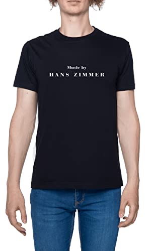 Music by Hans Zimmer Herren T-Shirt Schwarz Rundhals Leichtes Lässiges Kurzarm Men's Black Crew Neck Casual Short Sleeves von Hopestly