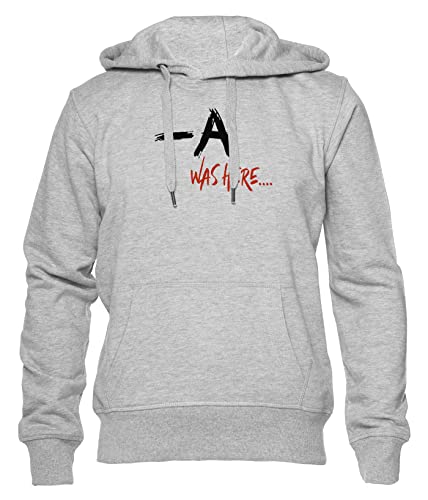 Pretty Little Liars A was Here Unisex Hoodie Herren Damen Grau Lange Ärmel Kapuzenpulli Men's Women's Grey XL von Hopestly