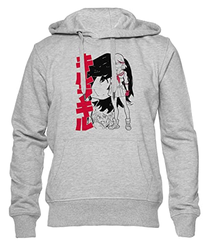 Ryu Ko! Unisex Hoodie Herren Damen Grau Lange Ärmel Kapuzenpulli Men's Women's Grey von Hopestly