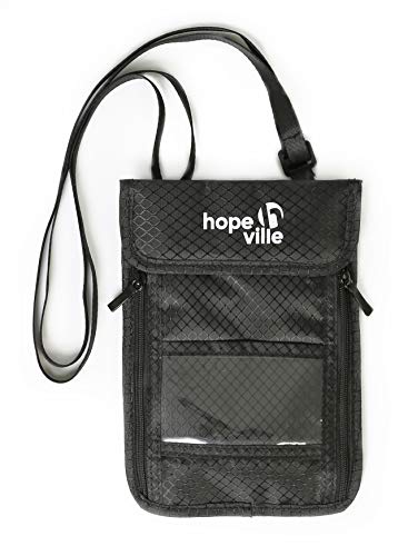 HOPEVILLE Brustbeutel mit sechs Fächern, extra Flache Wasserabweisende Premium Brusttasche und Geldbeutel für Reise und Freizeit HOPEVILLE Brustbeutel mit sechs Fächern, extra Flache Wasserabweisende Premium Brusttasche und Geldbeutel für Reise und Freizeit von Hopeville
