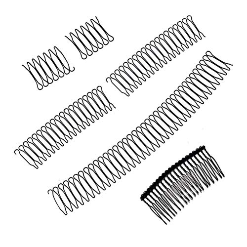 Hopowa Haar-Finishing Fixierkamm, U-förmiger Fixierer Multi-Style Wellenförmiger Kamm Bobby Pins, Haarfixierer Styling Tool für Frauen und Mädchen von Hopowa