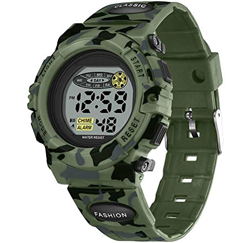 Hopowa Kinderuhr Jungen Kinder Digitaluhr, 30M Wasserdicht Sportuhr mit 7 Bunte LED Hintergrundbeleuchtung, Outdoor Sports Uhren Hopowa Kinderuhr Jungen Kinder Digitaluhr, 30M Wasserdicht Sportuhr mit 7 Bunte LED Hintergrundbeleuchtung, Outdoor Sports Uhren von Hopowa