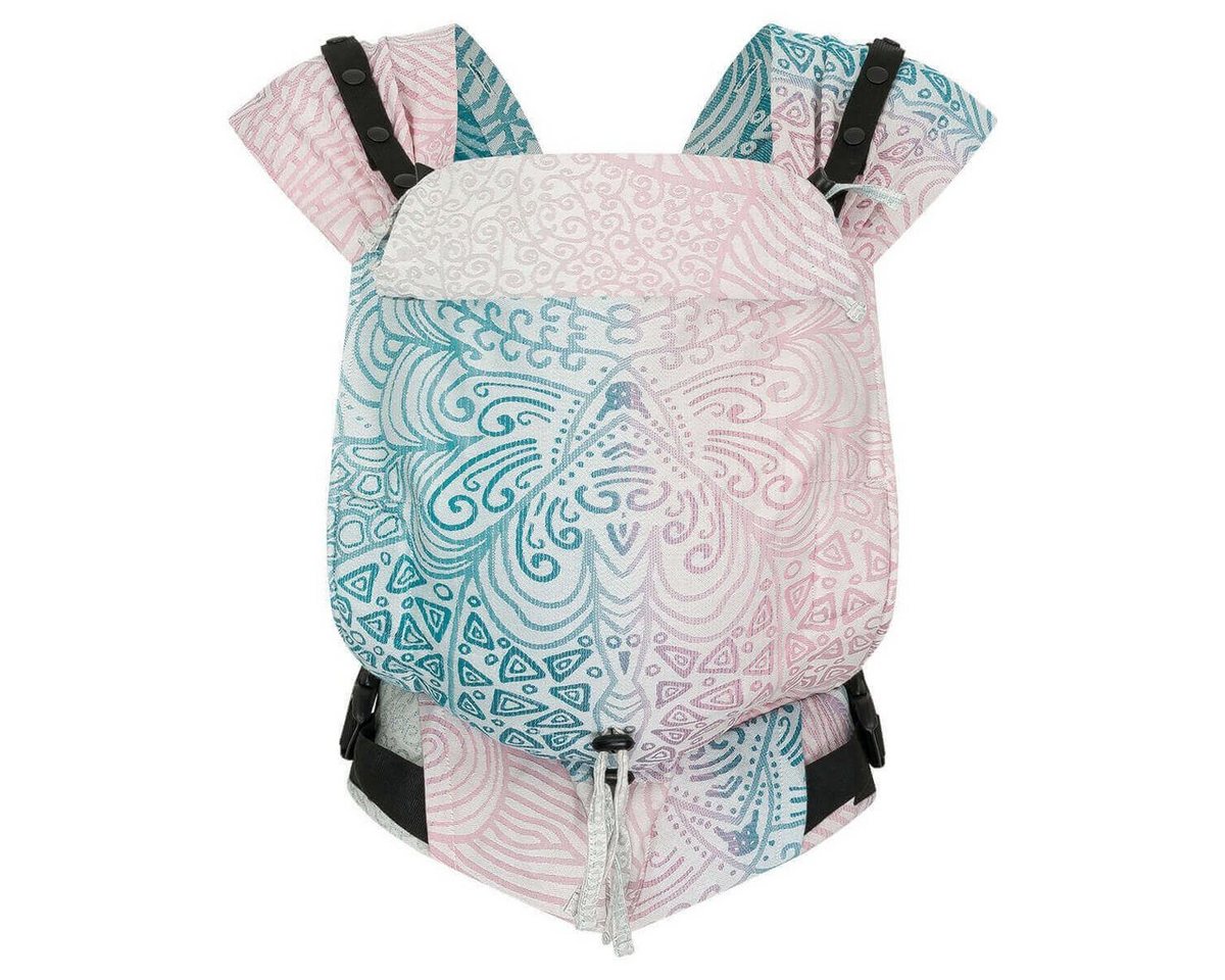 Hoppediz Babytrage Primeo, ab Geburt (2,5 kg) Bauchtrage & Rückentrage aus 100 % Bio-Baumwolle von Hoppediz