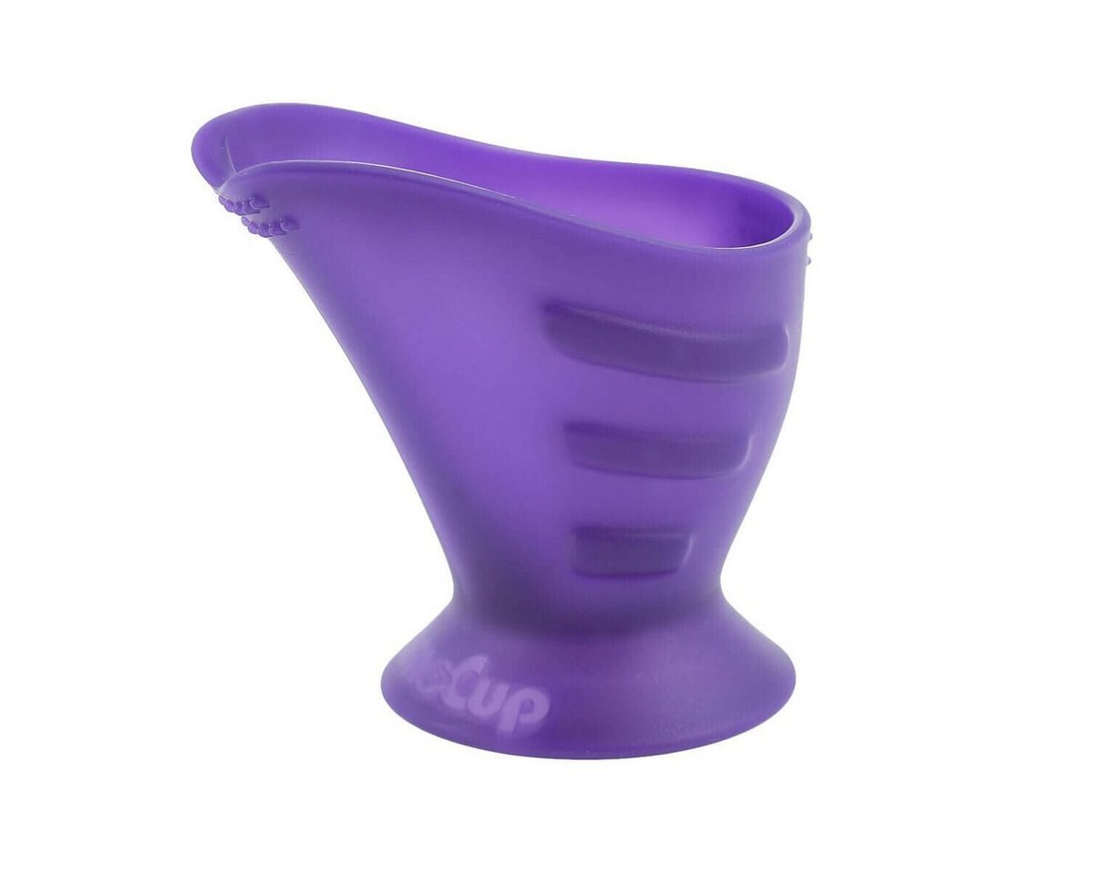 Hoppediz Poncho Hoppediz CamoCup® der Trinklernbecher Farbe lila von Hoppediz