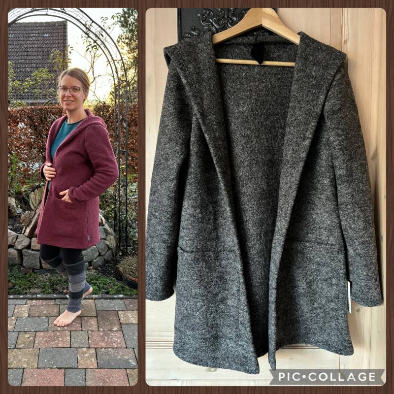 Cardigan Walkcardigan 100% Schurwolle Strickjacke Wollwalk Wunschgröße Wunschfarbe Cardigan Walkcardigan 100% Schurwolle Strickjacke Wollwalk Wunschgröße Wunschfarbe von HoppiNaht