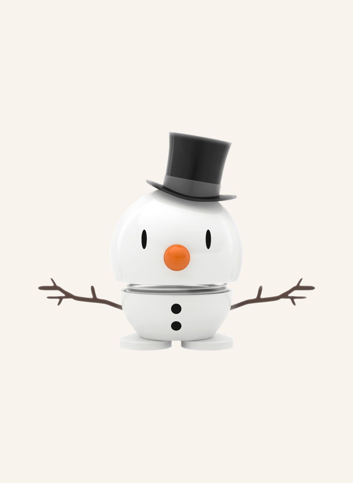 Hoptimist Dekofigur Snowman Small weiss Hoptimist Dekofigur Snowman Small weiss von Hoptimist