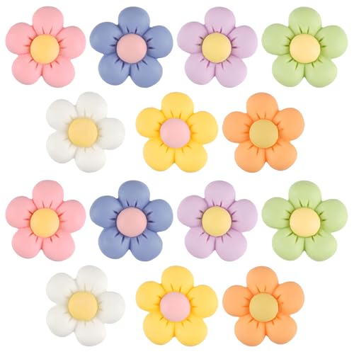 Hopton 14 Stück Schuh Charms, Blumen Shoe Charms, 7 Farben Schuhanstecker, Niedliche Blumen Schuhschmuck, Schuhanhänger für Damen Mädchen DIY Clogs Sandalen Hopton 14 Stück Schuh Charms, Blumen Shoe Charms, 7 Farben Schuhanstecker, Niedliche Blumen Schuhschmuck, Schuhanhänger für Damen Mädchen DIY Clogs Sandalen von Hopton