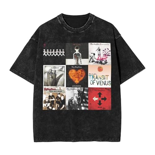 Vintage Oversized T-Shirt Baumwolle Three Days Grace Graphic Kurzarm Shirts Rundhals Kleidung Unisex Tees Shirt, Music-2, L Vintage Oversized T-Shirt Baumwolle Three Days Grace Graphic Kurzarm Shirts Rundhals Kleidung Unisex Tees Shirt, Music-2, L von Hoqwalk