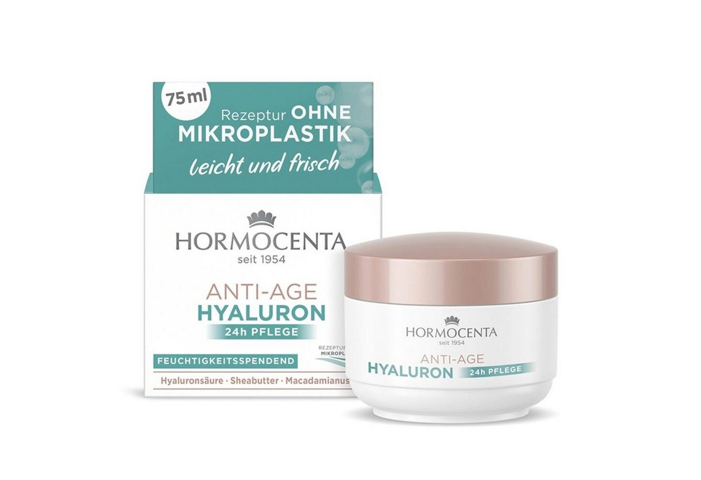 Hormocenta Kosmetik GmbH Körpercreme 6x Hormocenta 75ml Anti Age Hyaluron 24h Tagespflege Nachtcreme Haut, 6-tlg. Hormocenta Kosmetik GmbH Körpercreme 6x Hormocenta 75ml Anti Age Hyaluron 24h Tagespflege Nachtcreme Haut, 6-tlg. von Hormocenta Kosmetik GmbH