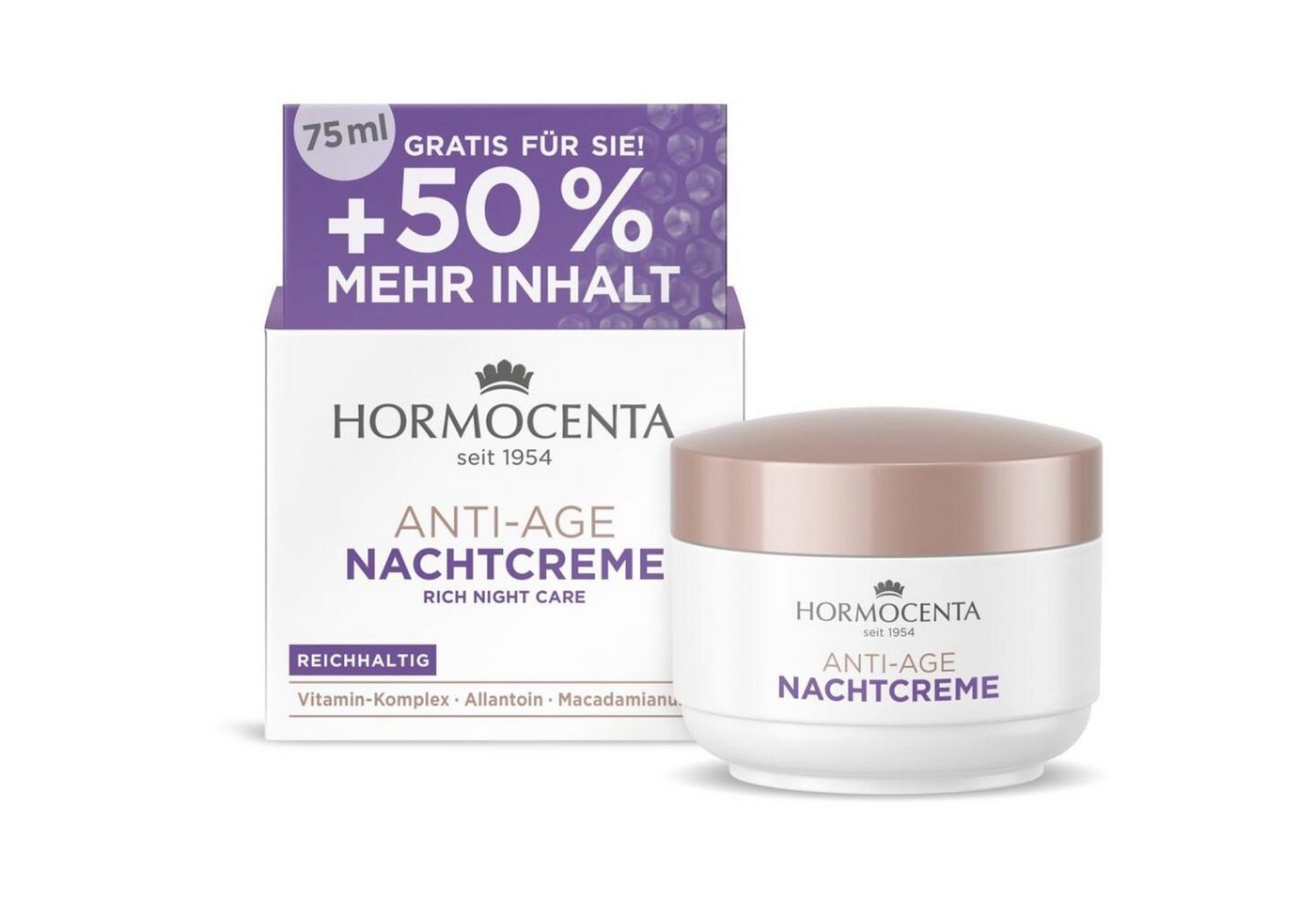 Hormocenta Kosmetik GmbH Anti-Aging-Creme 6x Hormocenta 75ml Anti Age Nachtcreme Pflege Lotion Gesicht Haut, 6-tlg. Hormocenta Kosmetik GmbH Anti-Aging-Creme 6x Hormocenta 75ml Anti Age Nachtcreme Pflege Lotion Gesicht Haut, 6-tlg. von Hormocenta Kosmetik GmbH