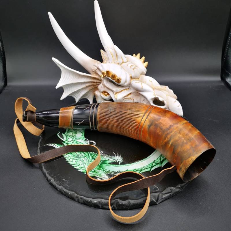 Wikinger Bzw. Mittelalter Rufhorn Wikinger Bzw. Mittelalter Rufhorn von Horngar
