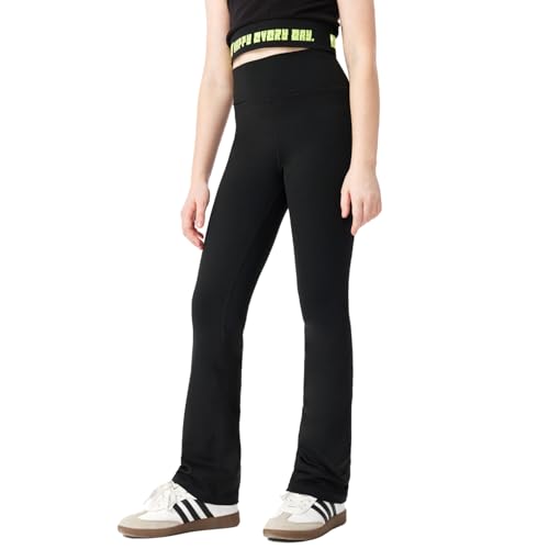 Hornice Mädchen-Leggings Tanzhosen Yoga-Hose Jogginghose Bootcut-Hose,Geeignet für 4-15 Jahre von Hornice