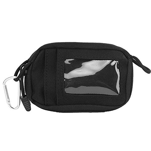 Horoper Geldtasche mit Reißverschluss, Wasserdichtes Mini-Geldbörsen-Nylon-Münzfach für Outdoor-Reisen, Geldpaket mit Karten- und Schlüsselhalter von Horoper