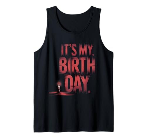 Es ist mein Geburtstag Halloween-Horrorfilm-Thriller Herren Damen Tank Top von Horror Birthday spooky Bloody Scary Halloween