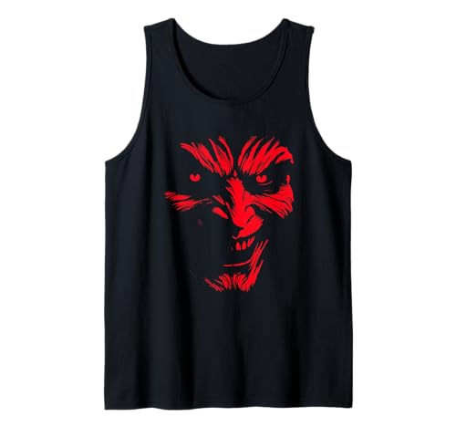 Midnight Man Horror Story Gruseliges Urban Legend Gesicht Tank Top Midnight Man Horror Story Gruseliges Urban Legend Gesicht Tank Top von Horror Challenge Scary Legend