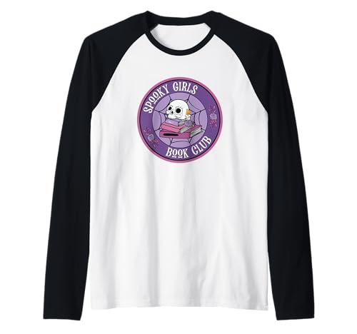 Gruseliges Mädchen Buch Club Lustiges Gothic Leseskelett Raglan Gruseliges Mädchen Buch Club Lustiges Gothic Leseskelett Raglan von Horror Reader Girlies