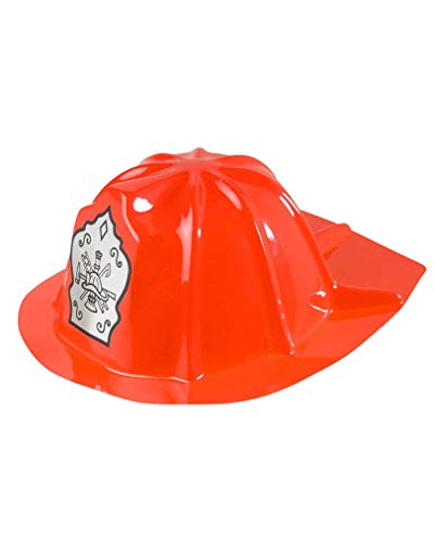 Horror-Shop Kinder 2861k-3 Feuerwehrhelm Amerika-rot-Plastik, OneSize von Horror-Shop