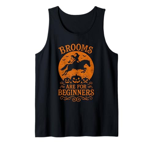 Hexenbesen Pferd Mädchen Halloween Kostüm Pferde Reitsport Tank Top Hexenbesen Pferd Mädchen Halloween Kostüm Pferde Reitsport Tank Top von Horse Equestrian Halloween Costume