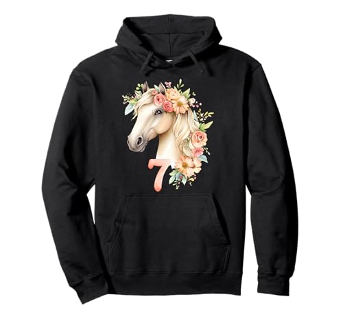7. Geburtstag Pferd Mädchen 7 Jahre Outfit Pferd Geburtstag Pullover Hoodie 7. Geburtstag Pferd Mädchen 7 Jahre Outfit Pferd Geburtstag Pullover Hoodie von Horse Girl Birthday Magic