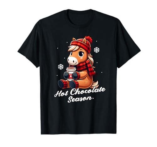 Lustiges Pferd Hot Choco Schal Merry Christmas Mama Papa Kinder T-Shirt Lustiges Pferd Hot Choco Schal Merry Christmas Mama Papa Kinder T-Shirt von Horse Hot Choco Christmas 2024