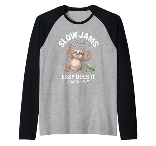 Lustiger Spruch Slow Jams Easy Does It Chill Humor Women Men Raglan Lustiger Spruch Slow Jams Easy Does It Chill Humor Women Men Raglan von Horse Humor Retro Blacksmith Farrier Life Joke Gag