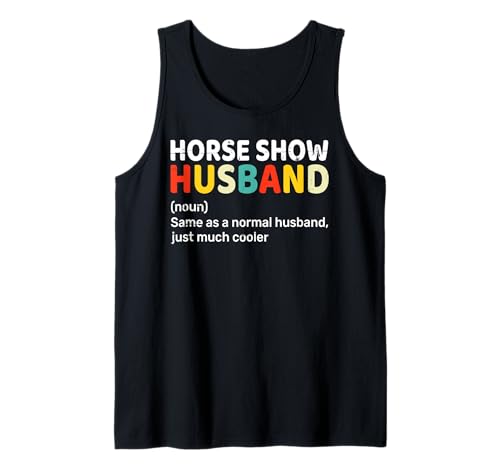 Herren Pferdeshow Ehemann Lustiger Reiter Ehemann Wertschätzung Tank Top Herren Pferdeshow Ehemann Lustiger Reiter Ehemann Wertschätzung Tank Top von Horse Husband Tees