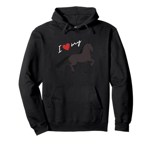 I Love My Kladruber Pferd für Damen und Herren Pullover Hoodie I Love My Kladruber Pferd für Damen und Herren Pullover Hoodie von Horse Lover Collection