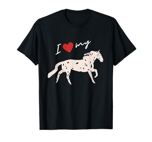 I Love My Knabstrupper Pferd für Damen und Herren T-Shirt I Love My Knabstrupper Pferd für Damen und Herren T-Shirt von Horse Lover Collection