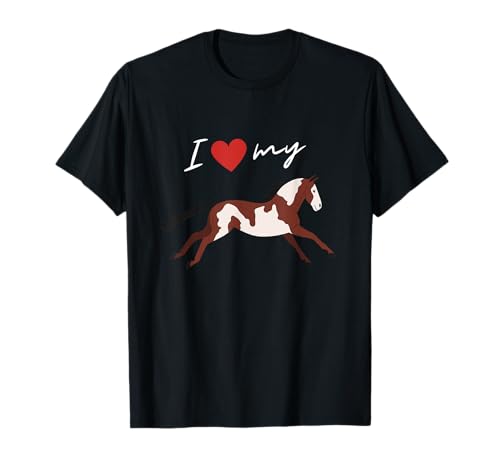 I Love My Pinto Pferd für Frauen und Männer T-Shirt I Love My Pinto Pferd für Frauen und Männer T-Shirt von Horse Lover Collection