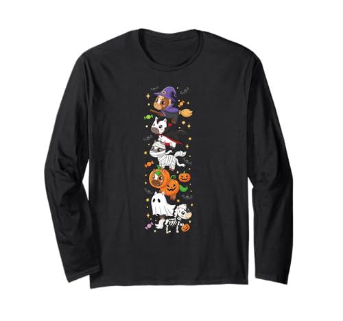 Lustiges Pferd Hexe Vampir Geist Halloween Kinder Herren Damen Langarmshirt Lustiges Pferd Hexe Vampir Geist Halloween Kinder Herren Damen Langarmshirt von Horse Lover Halloween Skeleton Mummy Outfits