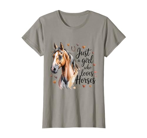 Just A Girl Who Loves Horseback Rider T-Shirt Just A Girl Who Loves Horseback Rider T-Shirt von Horse Lover Horseback Riding