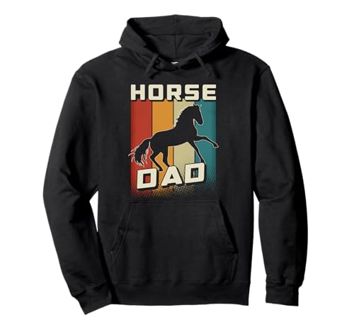 Retro Pferd Papa Pferdebesitzer Papa Herren Reiten Pullover Hoodie Retro Pferd Papa Pferdebesitzer Papa Herren Reiten Pullover Hoodie von Horse Lover and Rider Clothing