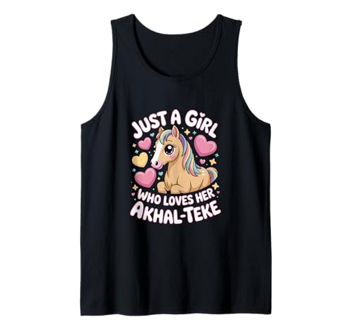 Pferd Just a Girl who Loves her Akhal-Teke Akhal-Teke Tank Top Pferd Just a Girl who Loves her Akhal-Teke Akhal-Teke Tank Top von Horse Lovers, Akhal-Teke Fans