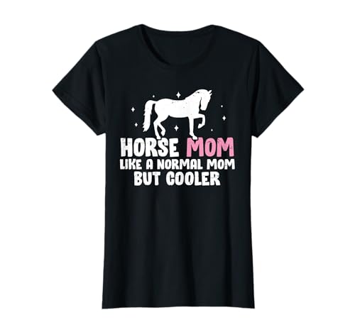 Pferdemutter Lustiges Reiten Reiten Mama Wertschätzung T-Shirt Pferdemutter Lustiges Reiten Reiten Mama Wertschätzung T-Shirt von Horse Mom Tees