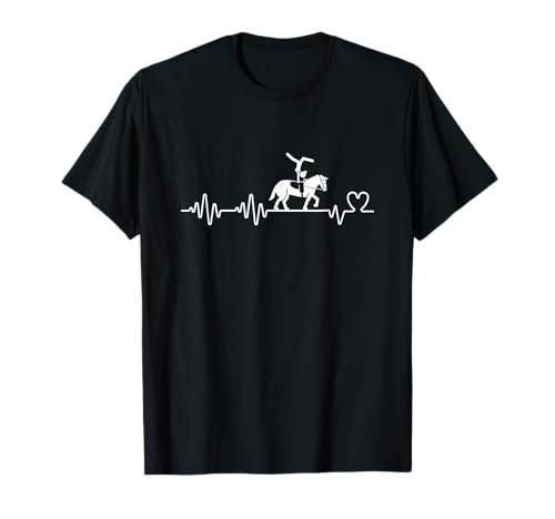 Horse Vaulters Heartbeat Lustiges Voltigieren für Damen T-Shirt Horse Vaulters Heartbeat Lustiges Voltigieren für Damen T-Shirt von Horse Riding Designs Equestrian Women