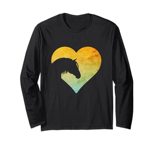 Pferdeliebhaber-T-Shirt Geschenk für Mädchen und Frauen, die Pferde lieben Langarmshirt Pferdeliebhaber-T-Shirt Geschenk für Mädchen und Frauen, die Pferde lieben Langarmshirt von Horse Shirts for Girls & Womens by TopDesign