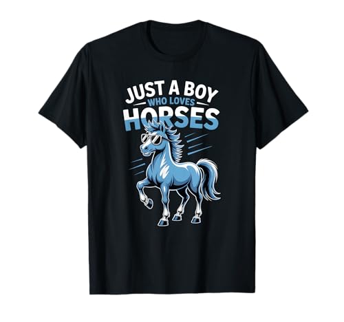 Jungen Pferd T-Shirt Jungen Pferd T-Shirt von Horse Shirts & Gifts for Boys